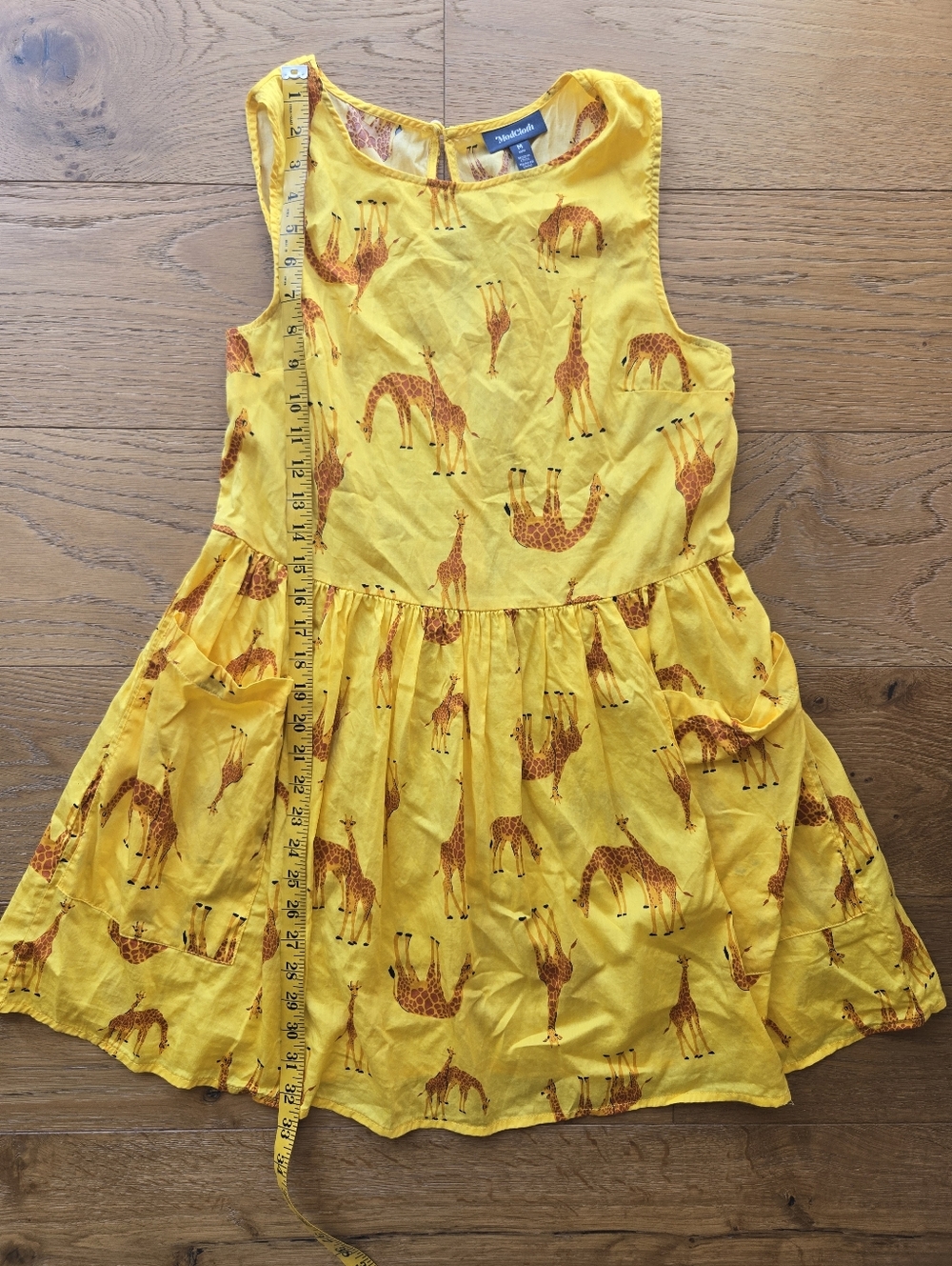 ModCloth Bold Notion Sleeveless Giraffe Print Smock Dress Size M - Picture 6 of 8